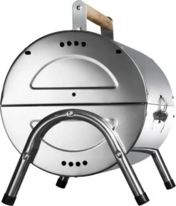 BBQ Collection Houtskoolbarbecue - Cilinder - Chroom -Beste Keukengerei Winkel 1024x1200