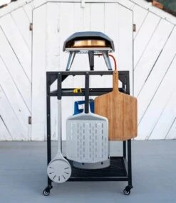 Ooni - Tafel - Medium - Pizza Tafel - 60x80x 90cm - RVS - Zwart -Beste Keukengerei Winkel 1035x1200