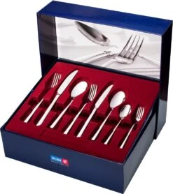 Sola Bestekset Luxor - Modern - 8 Persoons - 70 Delig - Zilverwit Edelstaal 18/10 - RVS - Zilver -Beste Keukengerei Winkel 1068x1200 1