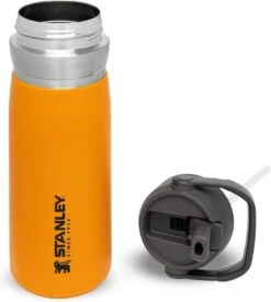 Stanley The IceFlow™ Flip Straw Water Bottle 0,65L - Thermosfles - Saffron -Beste Keukengerei Winkel 1074x1200 1