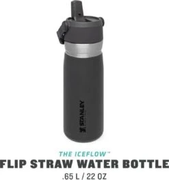 Stanley The IceFlow™ Flip Straw Water Bottle 0,65L - Thermosfles - Saffron -Beste Keukengerei Winkel 1128x1200