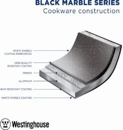 Westinghouse Hapjespan Inductie - Ø 32 Cm - Zwart Marmer - Speciale Editie - Met Deksel 16 Westinghouse Hapjespan Inductie - Ø 32 Cm - Zwart Marmer - Speciale Editie - Met Deksel -Beste Keukengerei Winkel 1134x1200 1