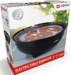 Alpina Elektrische BBQ - Tafel-Barbecue - Geen Rook - Binnen Barbecueën - 1250W - Ø 30 Cm - Zwart 20 Alpina Elektrische BBQ - Tafel-Barbecue - Geen Rook - Binnen Barbecueën - 1250W - Ø 30 Cm - Zwart -Beste Keukengerei Winkel 1137x1200 5