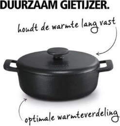Brabantia The Dutch Braadpan - Matt Black - 28 Cm - Gietijzer -Beste Keukengerei Winkel 1143x1200 2