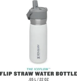 Stanley The IceFlow™ Flip Straw Water Bottle 0,65L - Thermosfles - Saffron -Beste Keukengerei Winkel 1145x1200