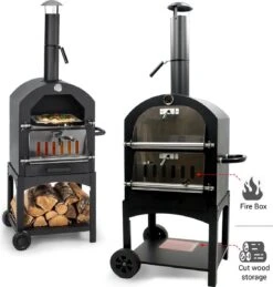 MaxxGarden Pizza Oven Buiten - Houtskool – Incl. Pizzasteen - 45x65x158cm 12 MaxxGarden Pizza Oven Buiten - Houtskool – Incl. Pizzasteen - 45x65x158cm -Beste Keukengerei Winkel 1146x1200 3