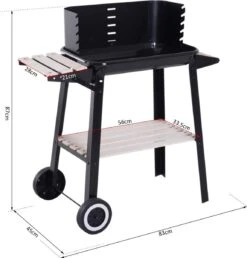 Verrijdbare Barbecue – Houtskool/Briketten - Verstelbare Grillplaat – Houten Tafel – Winscherm – Gewicht 5.9kg 21 Verrijdbare Barbecue – Houtskool/Briketten - Verstelbare Grillplaat – Houten Tafel – Winscherm – Gewicht 5.9kg -Beste Keukengerei Winkel 1150x1200 2