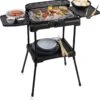 Princess 112250 Elektrische BBQ Met Zijplanken - BBQ - 40x25cm - Met En Zonder Statief Te Gebruiken - Met Zijplankjes - Ook Te Gebruiken Als Tafelgrill - 2200W -Beste Keukengerei Winkel 1156x1200 3