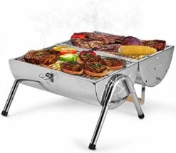 BBQ Collection Houtskoolbarbecue - Cilinder - Chroom -Beste Keukengerei Winkel 1200x1046