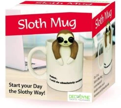 Decodyne Luiaard Luie Grappige Koffiemok, Grappige Cadeaus Voor Vrouwen En Mannen 35 Cl -Beste Keukengerei Winkel 1200x1072 2