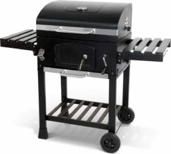 Alice's Garden Houtskool BBQ Bernard - Smoker - Verstelbare Houtskoolbak - Zwart -Beste Keukengerei Winkel 1200x1077