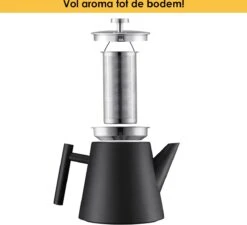 Silberthal - Theepot Met Filter - 1 L - RVS Dubbelwandig - Zwart - Cadeau 13 Silberthal - Theepot Met Filter - 1 L - RVS Dubbelwandig - Zwart - Cadeau -Beste Keukengerei Winkel 1200x1091 2