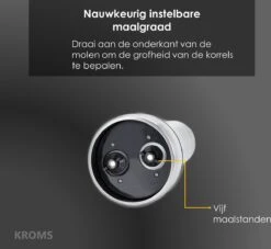 KROMS Peper En Zoutmolen Set - Peper En Zoutmolen Set Elektrisch -2 In 1 - Instelbare Maalgraad - Pepermolen - Zoutmolen - Peper En Zoutmolen Elektrisch 12 KROMS Peper En Zoutmolen Set - Peper En Zoutmolen Set Elektrisch -2 In 1 - Instelbare Maalgraad - Pepermolen - Zoutmolen - Peper En Zoutmolen Elektrisch -Beste Keukengerei Winkel 1200x1104 1