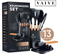 VAIVE Kookgerei Set 13-delig Met Houder - Keukengerei Set - Garde - Spatel Silicone 15 VAIVE Kookgerei Set 13-delig Met Houder - Keukengerei Set - Garde - Spatel Silicone -Beste Keukengerei Winkel 1200x1113 6