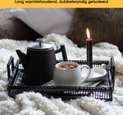 Silberthal - Theepot Met Filter - 1 L - RVS Dubbelwandig - Zwart - Cadeau 12 Silberthal - Theepot Met Filter - 1 L - RVS Dubbelwandig - Zwart - Cadeau -Beste Keukengerei Winkel 1200x1123 1