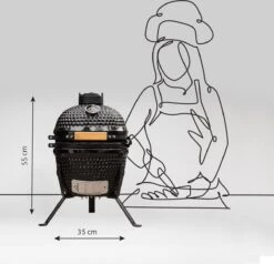 BluMill Kamado BBQ Egg - Kamado 13 Inch - Incl. Vlees Thermometer - Houtskoolbarbecues - Zwart - Ø 27cm 26 BluMill Kamado BBQ Egg - Kamado 13 Inch - Incl. Vlees Thermometer - Houtskoolbarbecues - Zwart - Ø 27cm -Beste Keukengerei Winkel 1200x1156 3