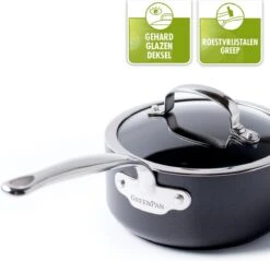 GreenPan Barcelona Infinity Pro Hapjespan Met Deksel 30cm - Zwart - Inductie - PFAS-vrij -Beste Keukengerei Winkel 1200x1162 2