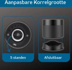 GOV Elektrische Peper- En Zoutmolen Zwart XL Set Oplaadbaar - Pepermolen - Peper En Zoutstel -Beste Keukengerei Winkel 1200x1162 3