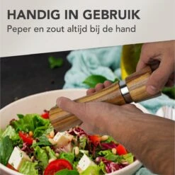 Nimma® Peper En Zoutmolen Set - Incl Navul Lepel - Verstelbare Maalgraad - Acacia Hout -Beste Keukengerei Winkel 1200x1198 29