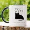 I Work Hard Kat Mok - Katten - Juf Cadeau - Meester Cadeau - Verjaardagscadeau - Cadeau - Verjaardag Cadeau Man - Cadeau Voor Man - Cadeau Voor Vrouw - Mokken - Theeglazen - Koffiekopjes -Beste Keukengerei Winkel 1200x1200 1015