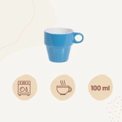 Orange85 Koffiekopjes - Met Houder - Set Van 6 - Gekleurd - 300 Ml - Keramiek -Beste Keukengerei Winkel 1200x1200 1040