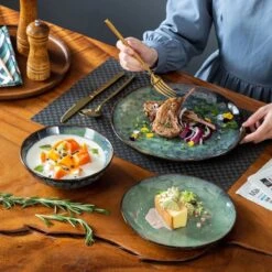 Serviesset 8 Personen - 24 Delig - Handgemaakt Keramiek - Vancasso Groen -Beste Keukengerei Winkel 1200x1200 1050