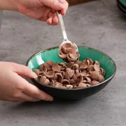 Merkloos Combiservies, 24-delig Coco Tafelservies Van Aardewerk, Raku Glazuur Effect Serviesset, Bevat Mueslikommen, Dessertborden En Dinerborden Voor 8 Personen In Vintage Look, Groen -Beste Keukengerei Winkel 1200x1200 1055