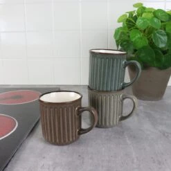 OTIX Koffiekopjes - Met Oor - Set Van 4 - Aardewerk - 250 Ml -Beste Keukengerei Winkel 1200x1200 1061