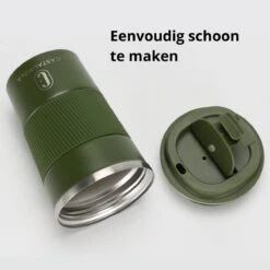 Castagnola Design RVS Koffiebeker To Go - Groen - 380ml - Thermosbeker - Theebeker -Beste Keukengerei Winkel 1200x1200 1101