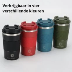 Castagnola Design RVS Koffiebeker To Go - Groen - 380ml - Thermosbeker - Theebeker -Beste Keukengerei Winkel 1200x1200 1103