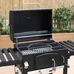 Alice's Garden Houtskool BBQ Bernard - Smoker - Verstelbare Houtskoolbak - Zwart -Beste Keukengerei Winkel 1200x1200 1221