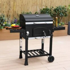 Alice's Garden Houtskool BBQ Bernard - Smoker - Verstelbare Houtskoolbak - Zwart -Beste Keukengerei Winkel 1200x1200 1223