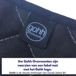 Gohh 2 Canvas Ovenhandschoenen Ovenwanten Zwart - 33 Cm (tot 300 Graden) -Beste Keukengerei Winkel 1200x1200 174