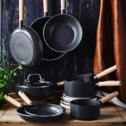 GreenChef Vintage Wokpan 28cm/3.7L - Zwart - Inductie - PFAS-vrij -Beste Keukengerei Winkel 1200x1200 231