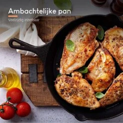 Ocina Gietijzeren Pan – ø30,5cm - Skillet - Koekenpan – Hapjespan – Koekenpan Inductie – Koekenpannenset - Gietijzeren Pan Bbq - Gietijzer -Beste Keukengerei Winkel 1200x1200 241