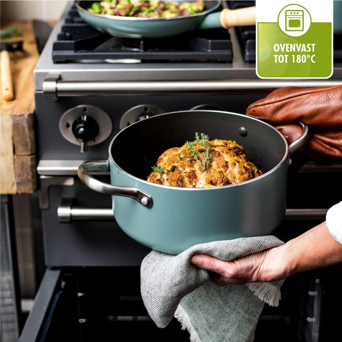 GreenPan Mayflower Wok - Ø 28 Cm - Keramisch - Inductie 9 GreenPan Mayflower Wok - Ø 28 Cm - Keramisch - Inductie - Afbeelding 7