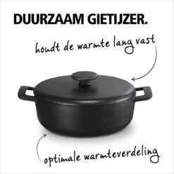 BRABANTIA THE DUTCH Gietijzeren Braadpan - Ø 28cm - MAT Zwart - Inductie 10 BRABANTIA THE DUTCH Gietijzeren Braadpan - Ø 28cm - MAT Zwart - Inductie -Beste Keukengerei Winkel 1200x1200 336
