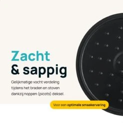 MOA Gietijzeren Braadpan - Inhoud 4,75 Liter - 26CM - Rond - Alle Warmtebronnen - Ook Voor Inductie - Gewicht 5,8 Kg - Bordeaux Rood - MC26BR -Beste Keukengerei Winkel 1200x1200 395