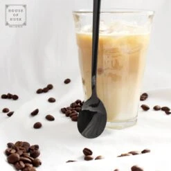 House Of Husk Latte Macchiato Lepels Set - Lange Theelepels - Koffielepels - Longdrinklepels - Sorbetlepels - Barlepel - RVS - 6 Stuks - 20CM - Zwart 14 House Of Husk Latte Macchiato Lepels Set - Lange Theelepels - Koffielepels - Longdrinklepels - Sorbetlepels - Barlepel - RVS - 6 Stuks - 20CM - Zwart -Beste Keukengerei Winkel 1200x1200 4