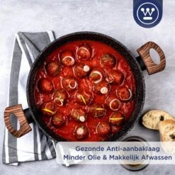 Westinghouse Hapjespan Inductie - Ø 32 Cm - Zwart Marmer - Speciale Editie - Met Deksel 17 Westinghouse Hapjespan Inductie - Ø 32 Cm - Zwart Marmer - Speciale Editie - Met Deksel -Beste Keukengerei Winkel 1200x1200 496