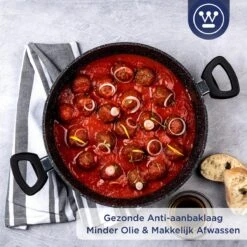 Westinghouse Hapjespan Inductie - Ø 32 Cm - Zwart Marmer - Met Deksel 17 Westinghouse Hapjespan Inductie - Ø 32 Cm - Zwart Marmer - Met Deksel -Beste Keukengerei Winkel 1200x1200 614