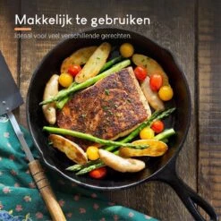 Ocina Gietijzeren Pan – Set Van 3 Stuks – ø25cm, ø19.5cm En ø16cm - Skillet - Koekenpan – Hapjespan – Koekenpan Inductie – Koekenpannenset - Gietijzeren Pan Bbq - Gietijzer - Incl. Receptenboek -Beste Keukengerei Winkel 1200x1200 648