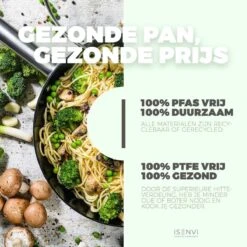 ISENVI Victoria Forged Keramische Wokpan 32CM - RVS Greep -Beste Keukengerei Winkel 1200x1200 708