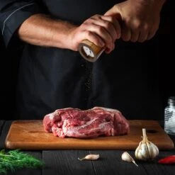 Nimma® Peper En Zoutmolen Set - Incl Navul Lepel - Verstelbare Maalgraad - Acacia Hout -Beste Keukengerei Winkel 1200x1200 843