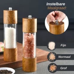 VAIVE Peper En Zoutmolen Set - Pepermolen -Beste Keukengerei Winkel 1200x1200 892
