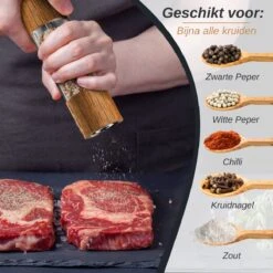 VAIVE Peper En Zoutmolen Set - Pepermolen -Beste Keukengerei Winkel 1200x1200 895