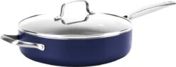 Blue Diamond – Sauteerpan Inclusief Deksel – Hapjespan – 28 Cm - Coating Met Diamant - Blauw -Beste Keukengerei Winkel 1200x455
