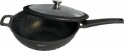 Chefflinger Wokpan - Antiaanbak - 32cm -Beste Keukengerei Winkel 1200x496