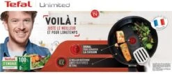 Tefal Unlimited + Induction Hoogwaardig Titanium Koekenpan - 28 Cm -Beste Keukengerei Winkel 1200x521