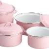 Lite-Body Pannenset 4-delig - Emaille - Roze -Beste Keukengerei Winkel 1200x631